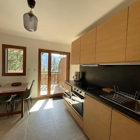 Moderne 4 Pers. Avec Terrasse Sud - Fr-1-733-165 * Cohennoz